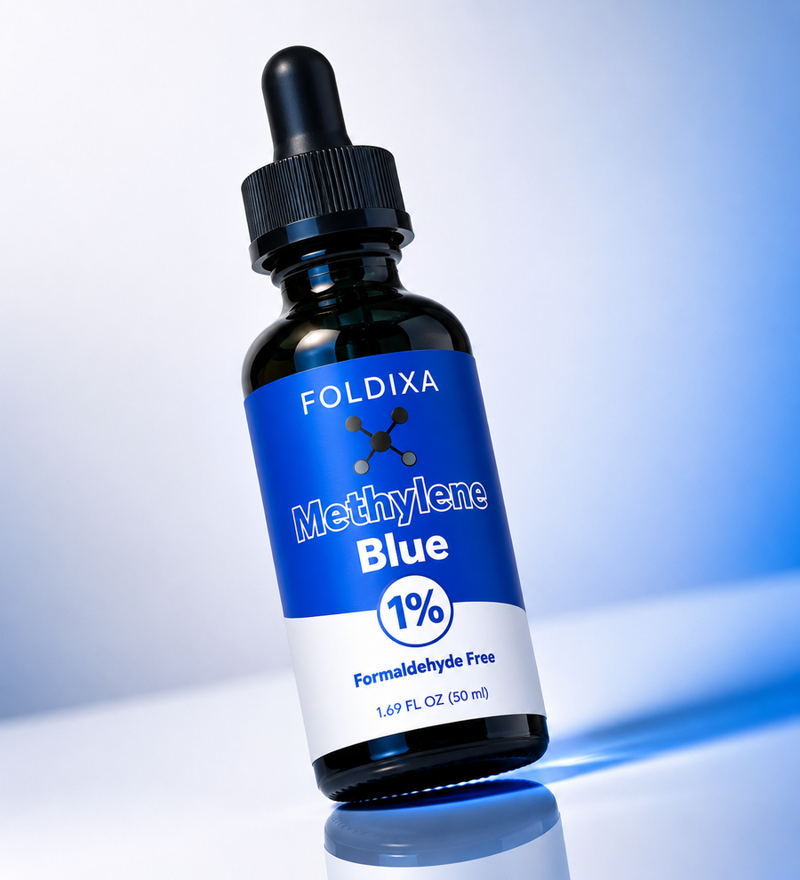 Foldixa Methylene Blue bottle