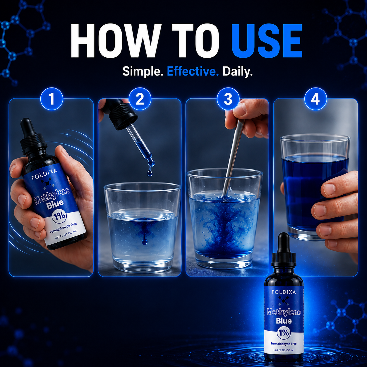 Foldixa Methylene Blue
